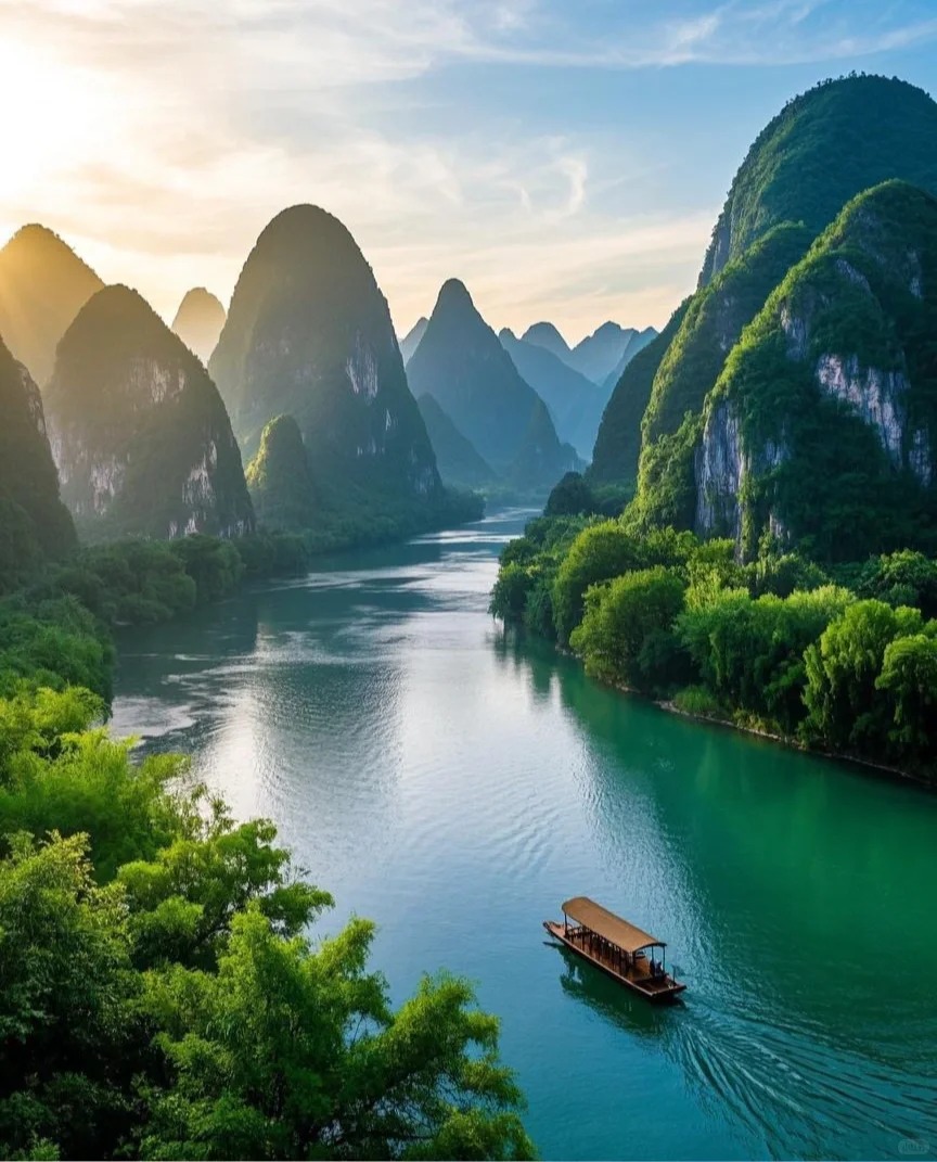 桂林山水终极打卡指南，随手一拍的ins风大片